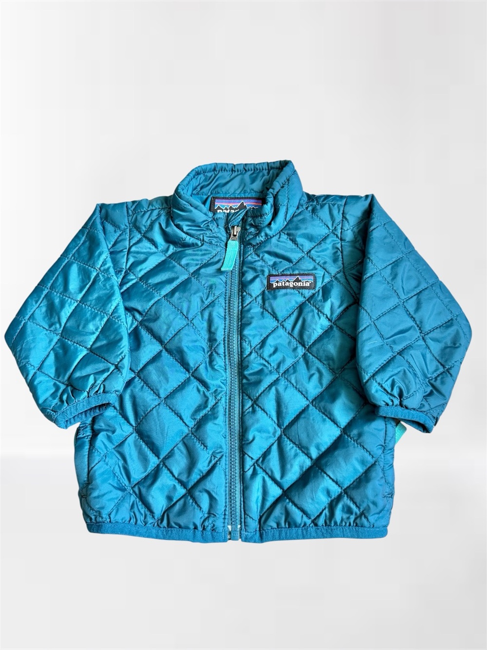 Patagonia Baby Nano Puff Quilted Jacket – Teal – Size 3-6M